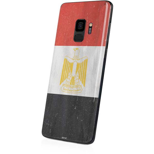 Egyptian Flag Distressed Galaxy S9 Skin